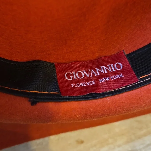 Giovannio Florence New York Burnt Orange Derby Hat - Picture 7 of 8